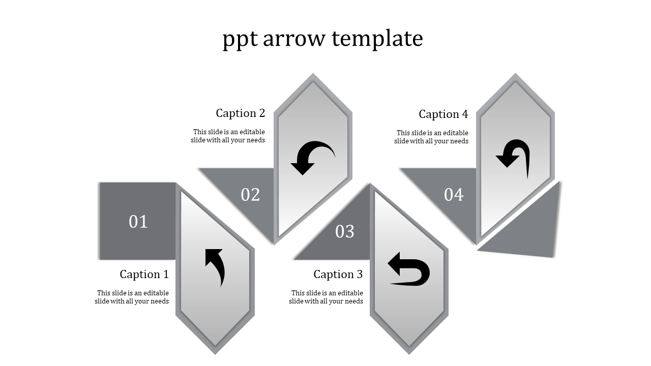 Free -  Arrow PowerPoint  Template and Google Slides Themes
